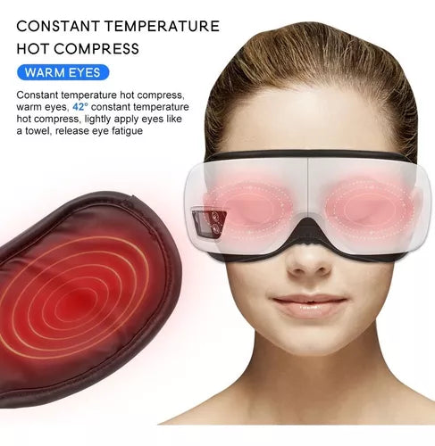 Masajeador De Ojos Con Vibración Y Airbag Inteligente